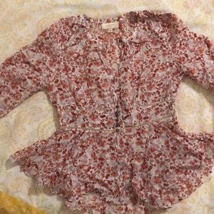 Moulinette Soeurs Flowery Blouse